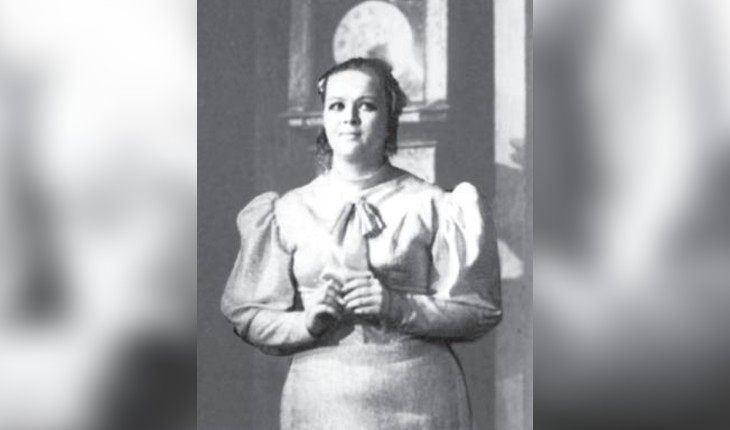 Актриса в юности