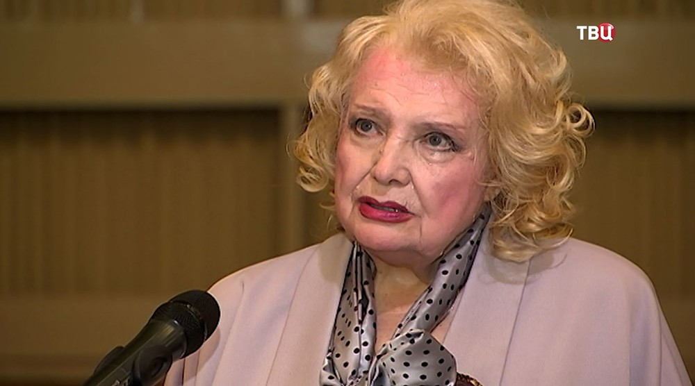 Татьяна Васильевна Доронина. На фото она отмечает 85-летний юбилей.