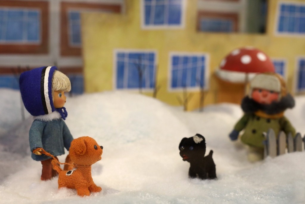    Фото © Михаил Терещенко / ТАСС / Персонажи мультфильма «Варежка» в экспозиции анимационного технопарка киностудии «Союзмультфильм».