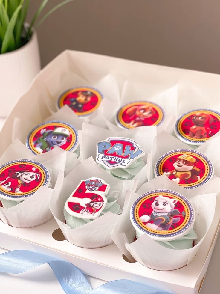 Капкейки “Щенячий патруль” для мальчика, девочки, сына, дочери