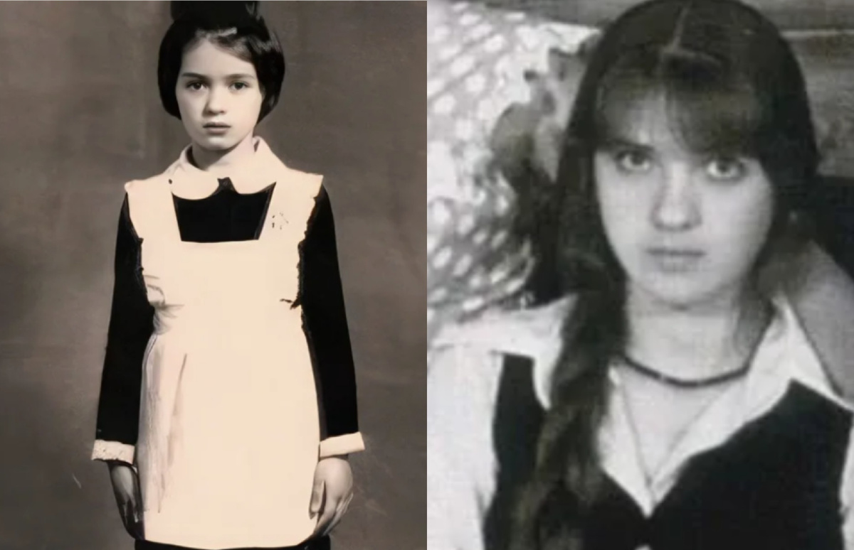 на фото Ольга Дроздоав в детстве