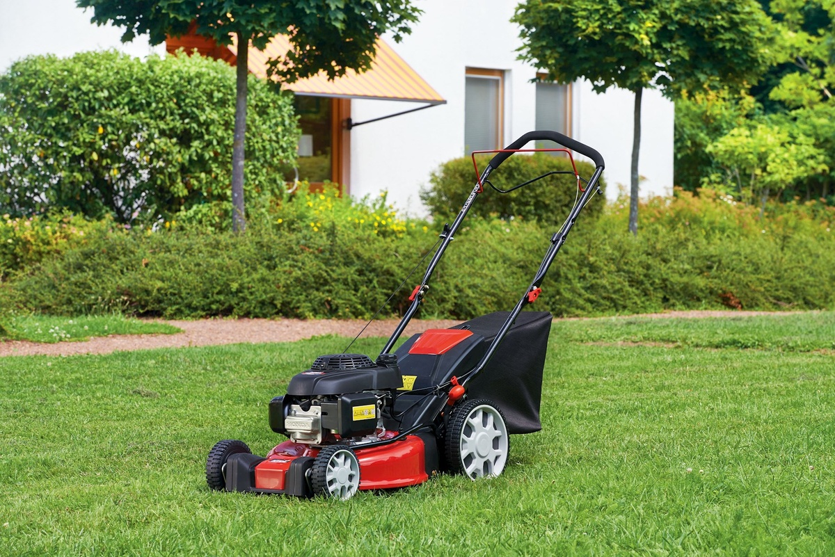 Фото автора. Фото из интернета. Такая косилка хороша для усадеб и больших газонов