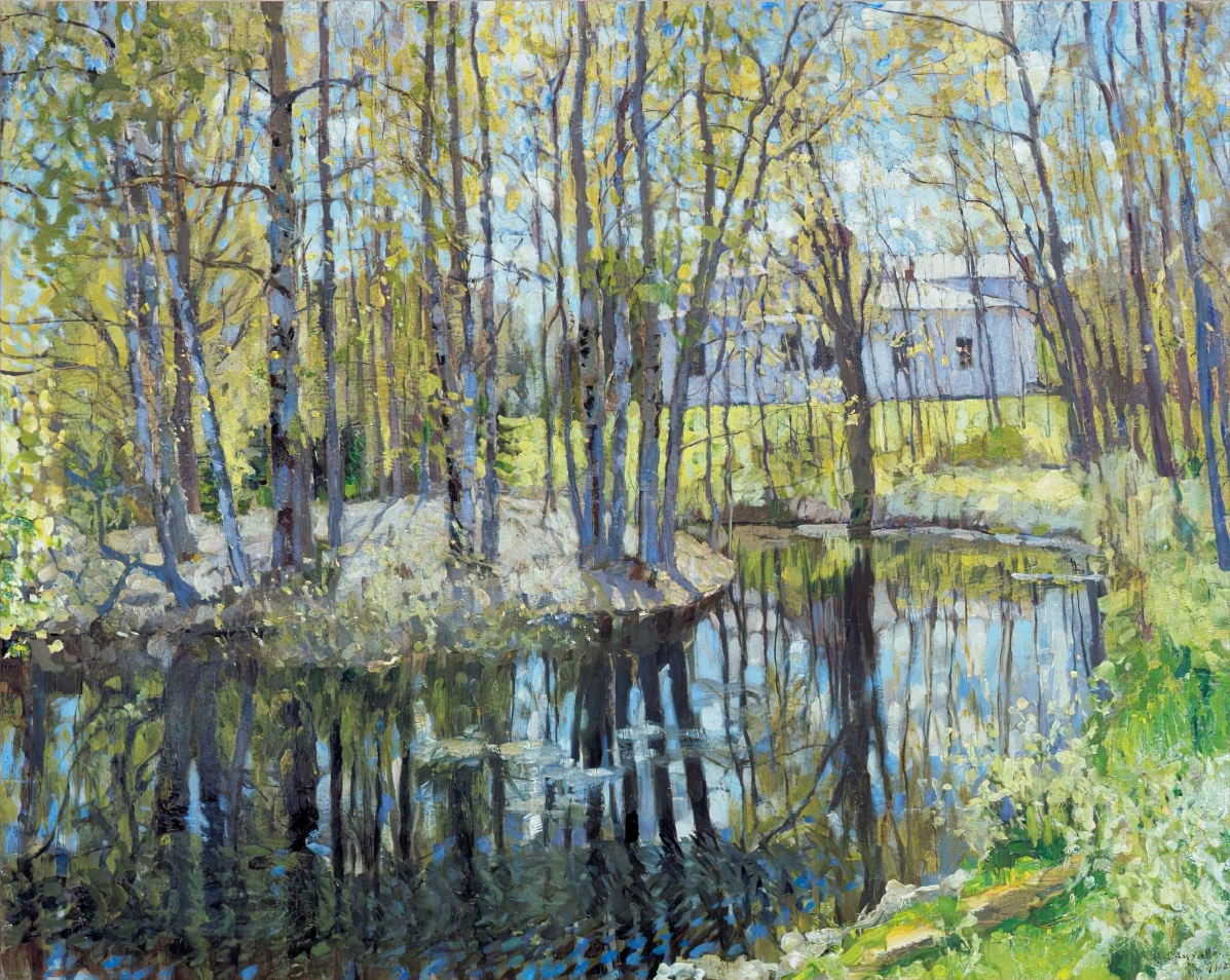 Жуковский Станислав Юлианович (1873-1944), Старая усадьба. Май