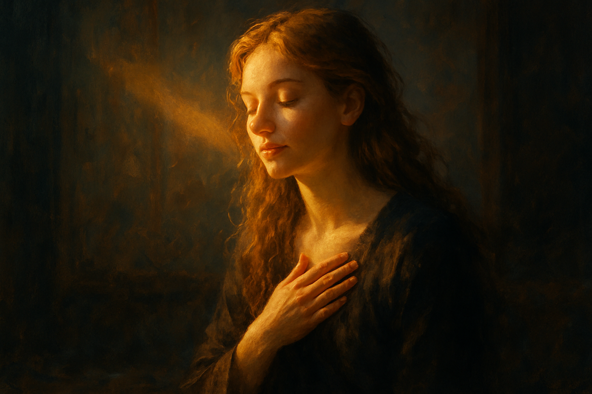 Как солнечный луч на щеке в тишине. Как дыхание, которое стало свободным.