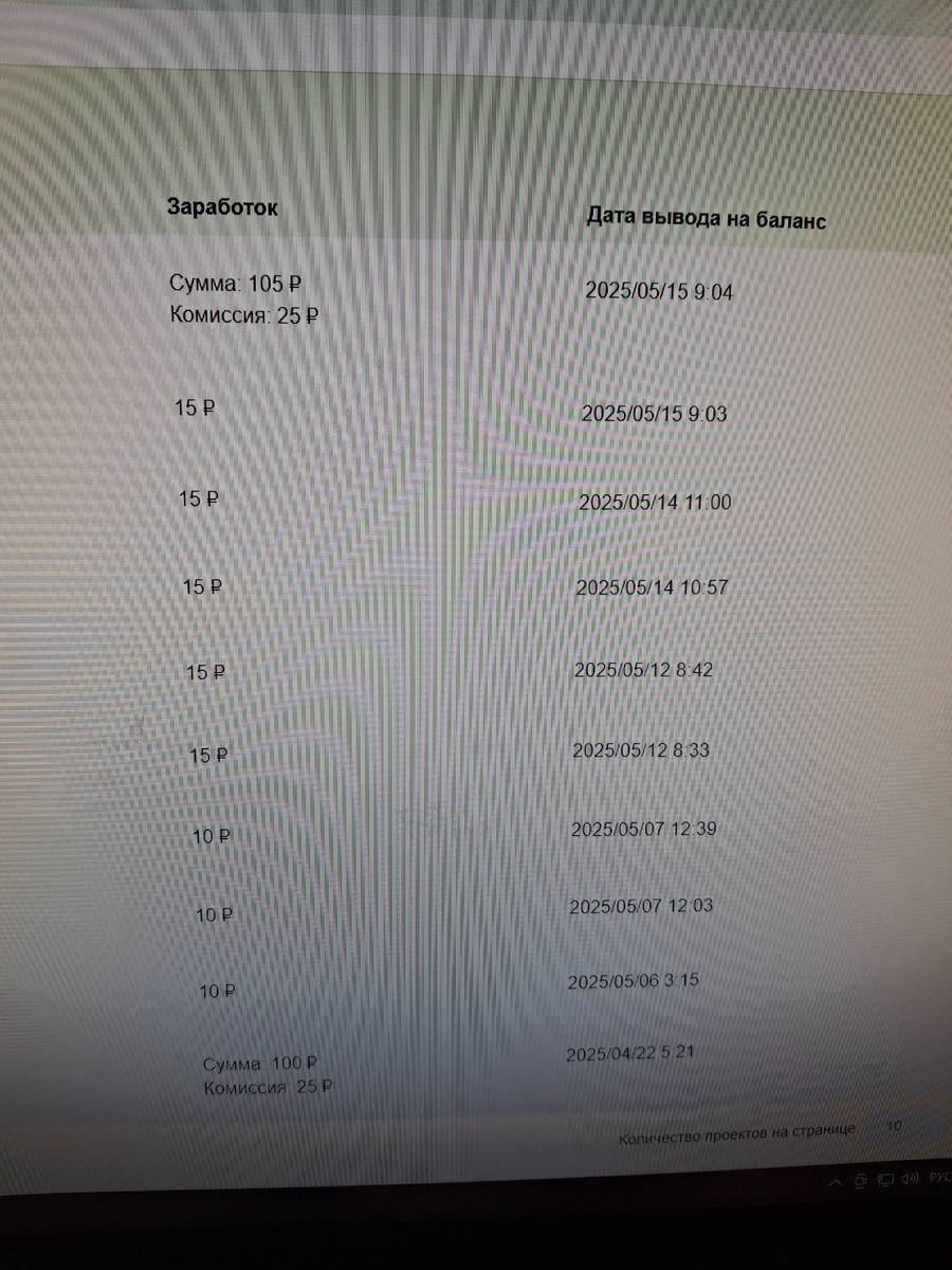 Скрин лк опросника Опросы Онлайн