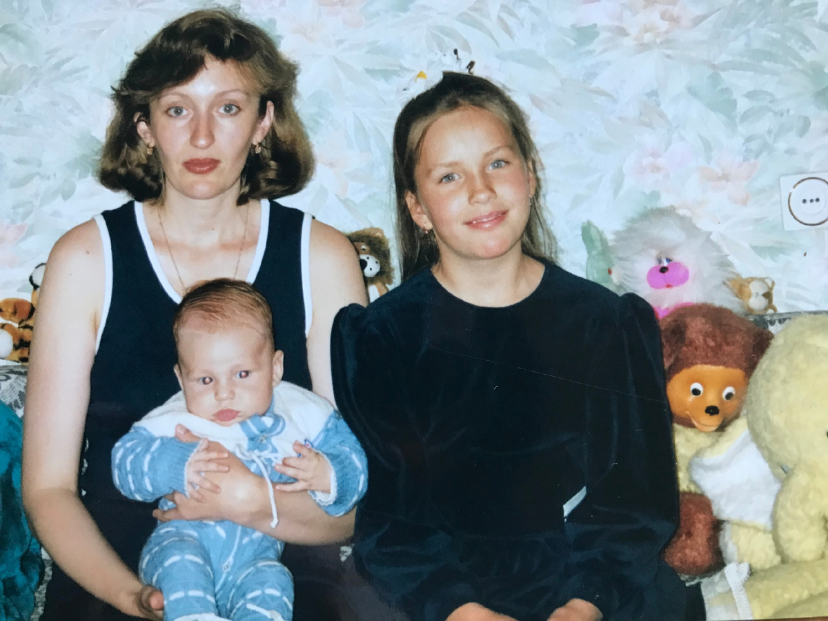 фото автора. Дети - счастье для матери.