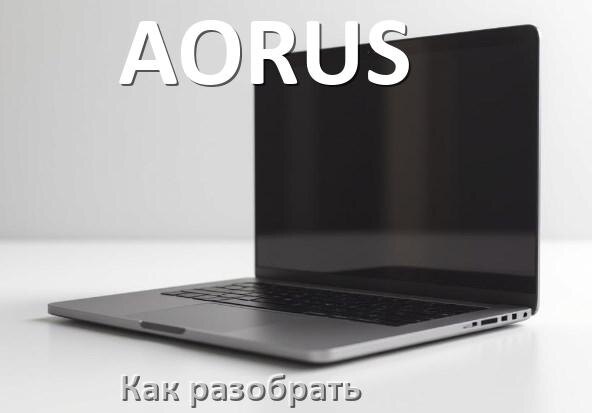 
Как разобрать ноутбук AORUS и почистить самому