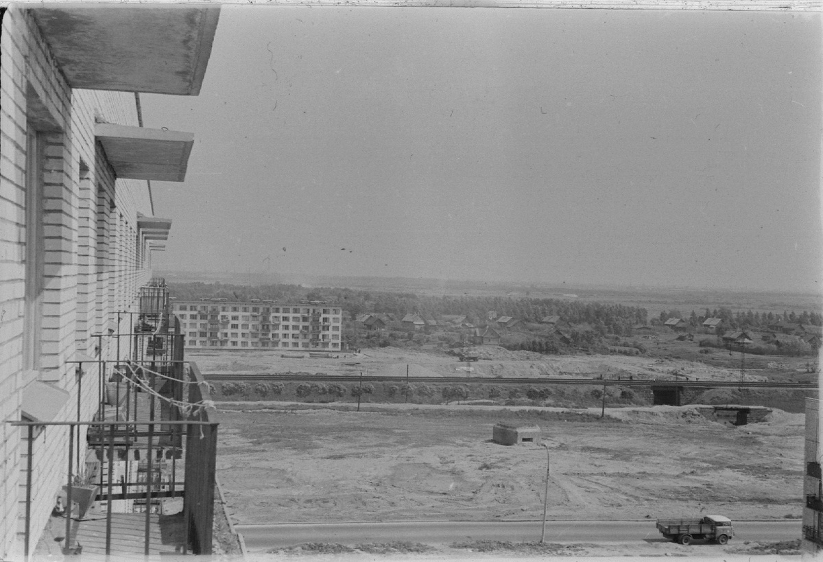 Вид на деревню Купчино, 1970 г. Фото: https://vk.com/oldenspb 
