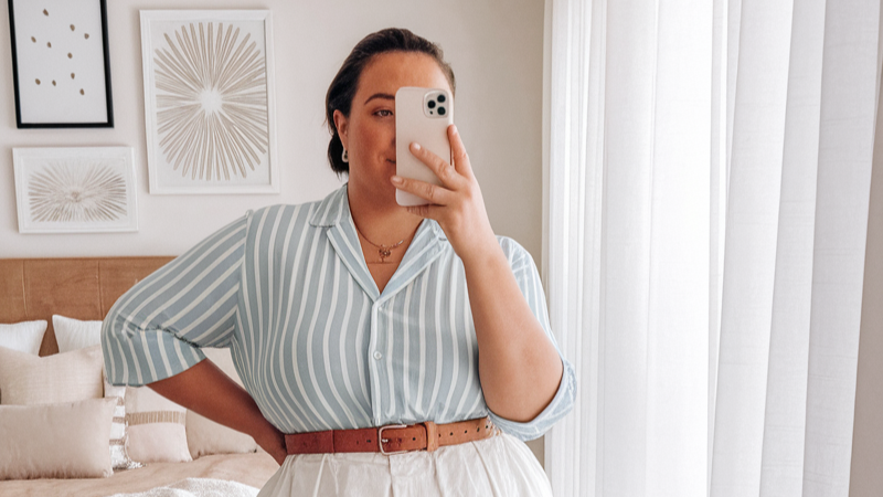 Как выглядит полная женщина, у которой есть вкус. Показываю 10 деталей в образе