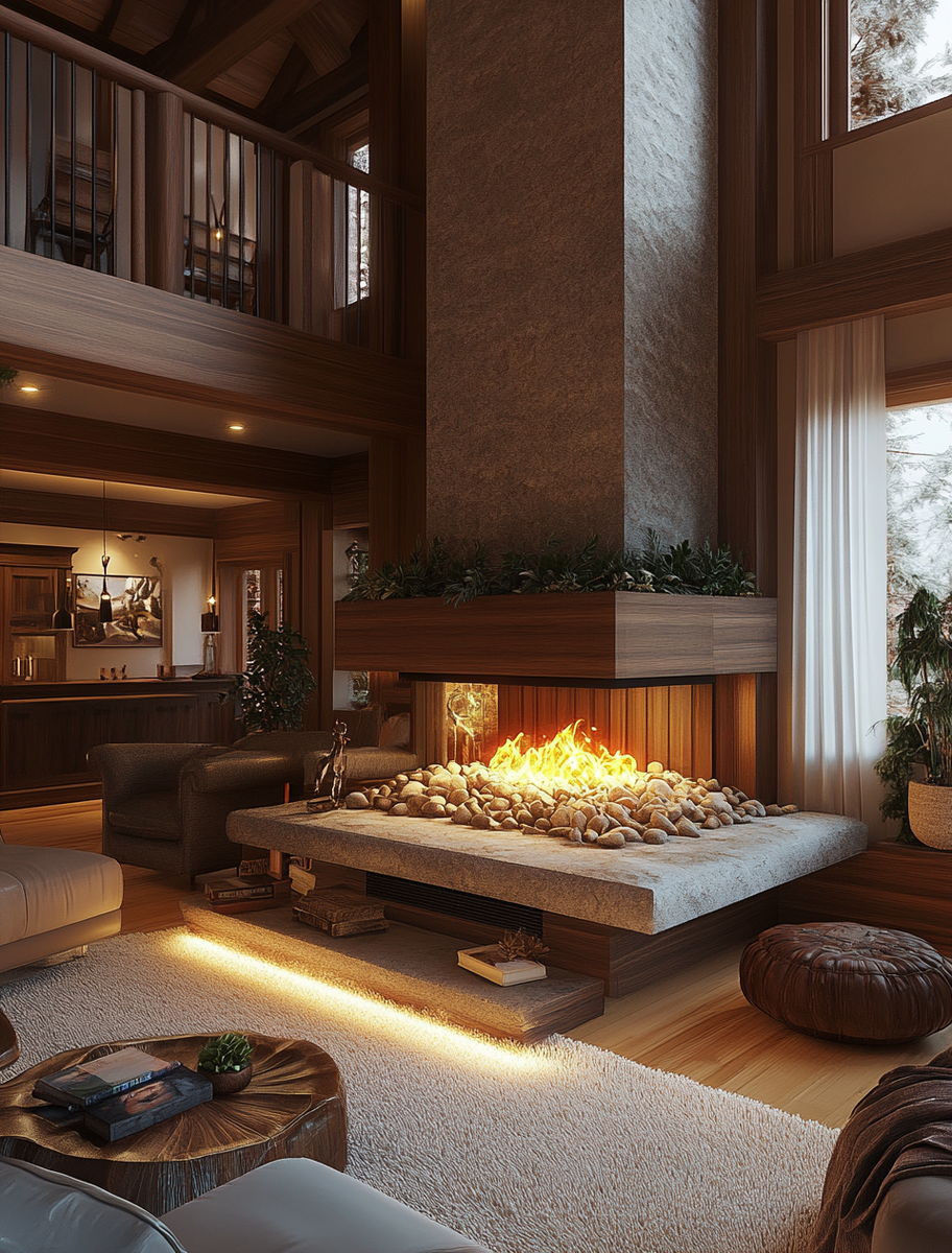    Электрические камины Stone New 26: как создать уют и стиль в вашем доме с 3D пламением Kamin