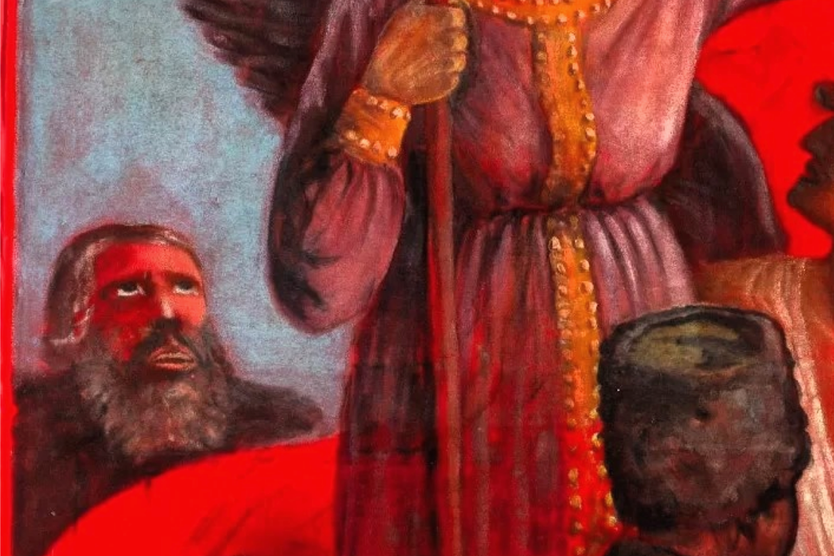 Знамя революционное л.-гв. Павловского полка, Россия, 1917 г., фрагмент. 