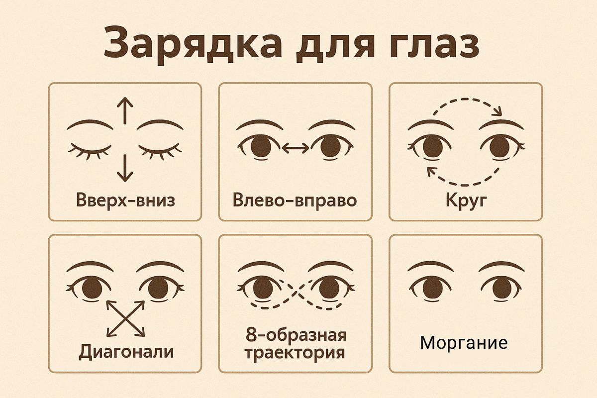 Зарядка для глаз