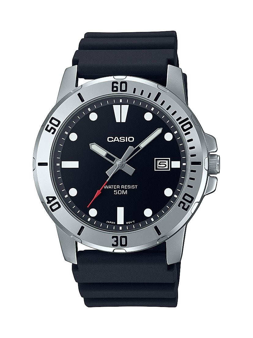 Casio серии MTP с водозащитой 50м (WR50, 5ATM)