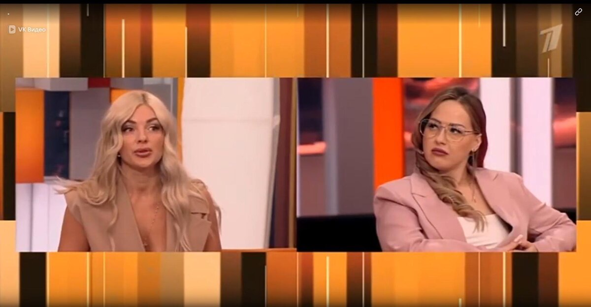 Марина Ильина и Анастасия Хармич в эфире "Пусть говорят".