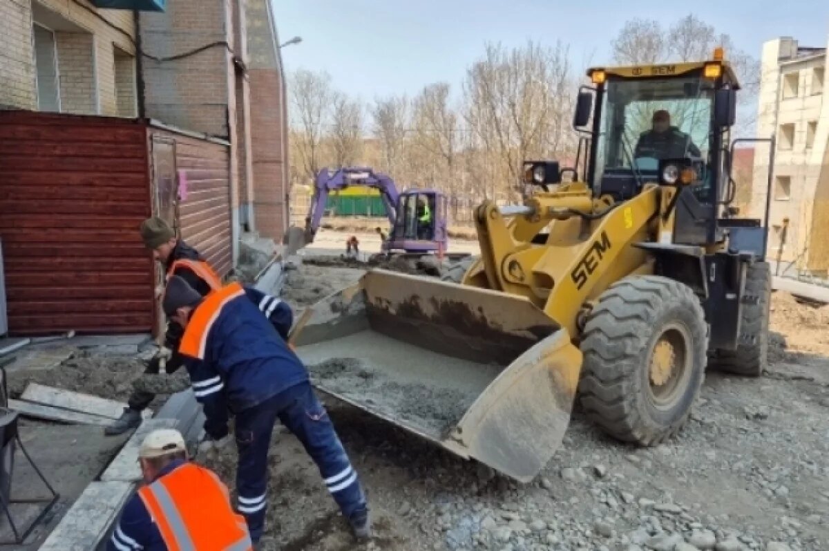    В Петропавловске началось благоустройство микрорайона Мишенный-3