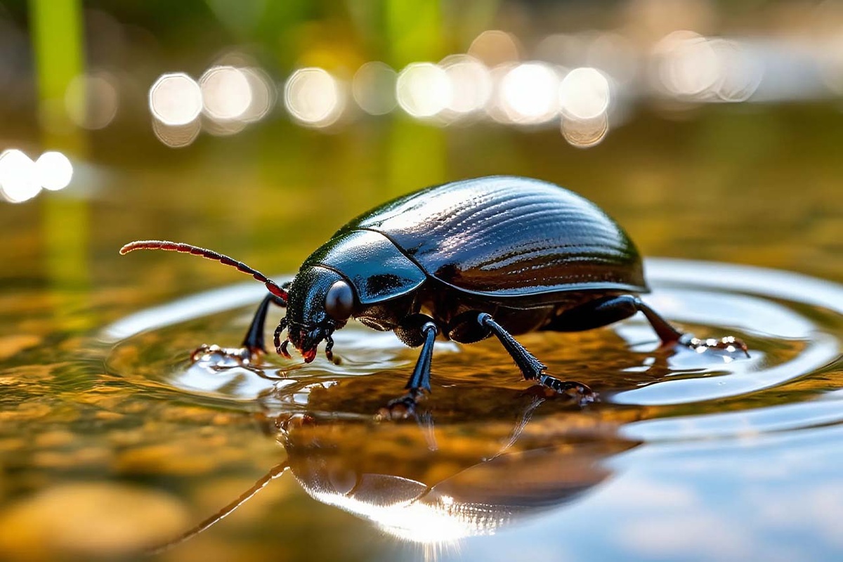 Жук оказался необычным.  Фото: Изображение сгенерировано нейросетью Kandinsky 3.1