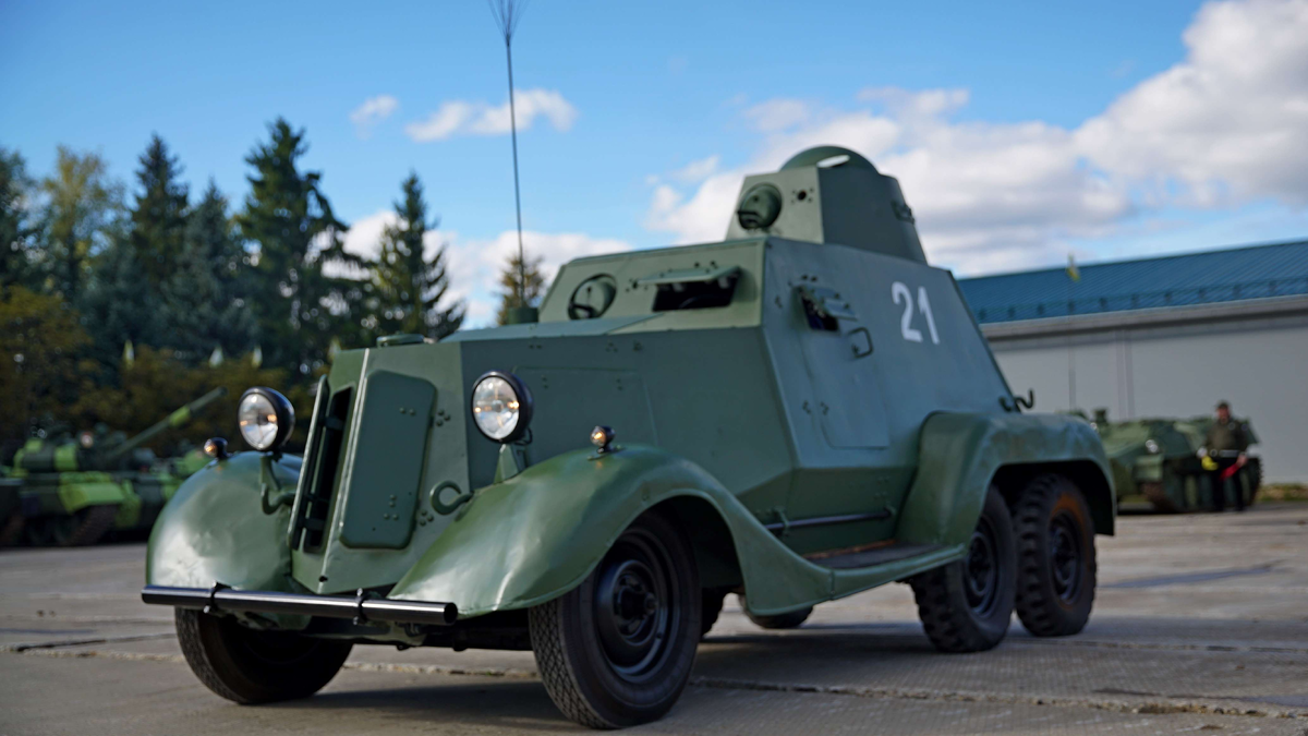 БА-21 собственной персоной. Фотография с сайта парка "Патриот".