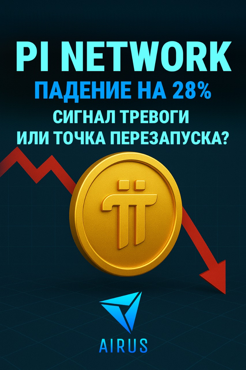Pi Network падает на 28%