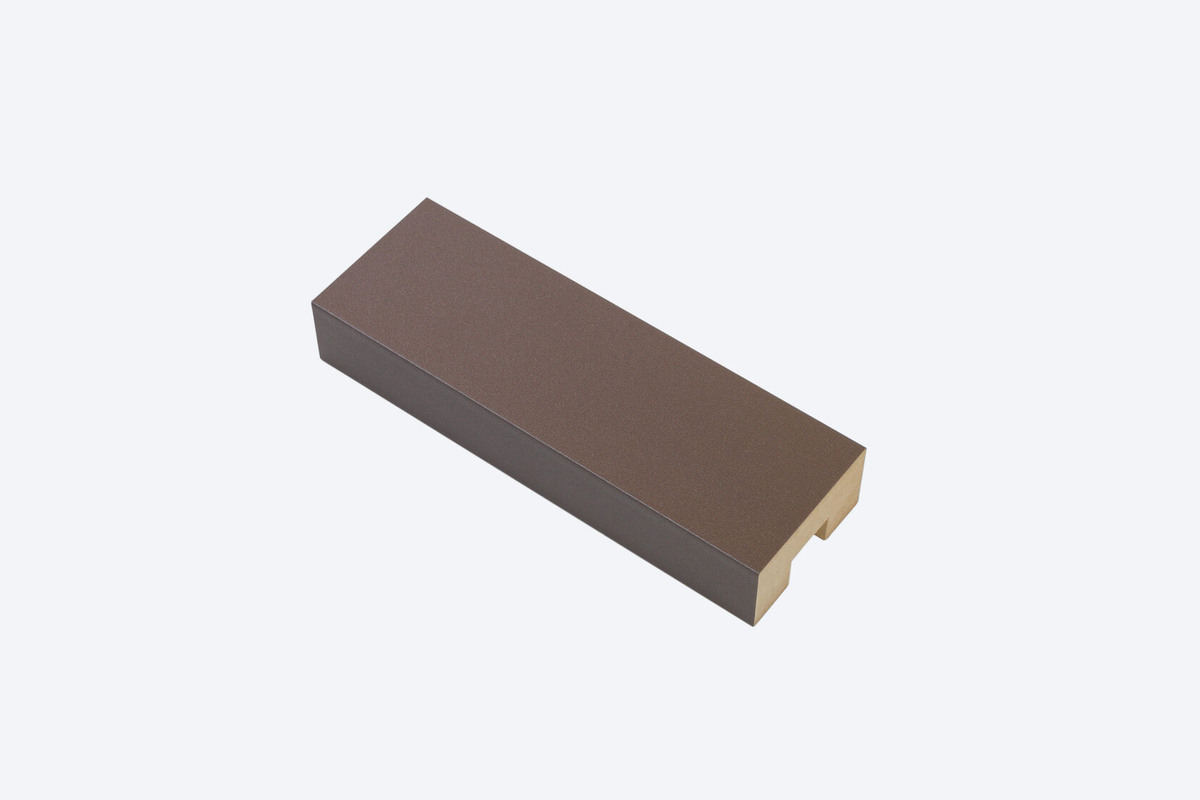 Рейка декоративная Komandor в декоре Трюфель