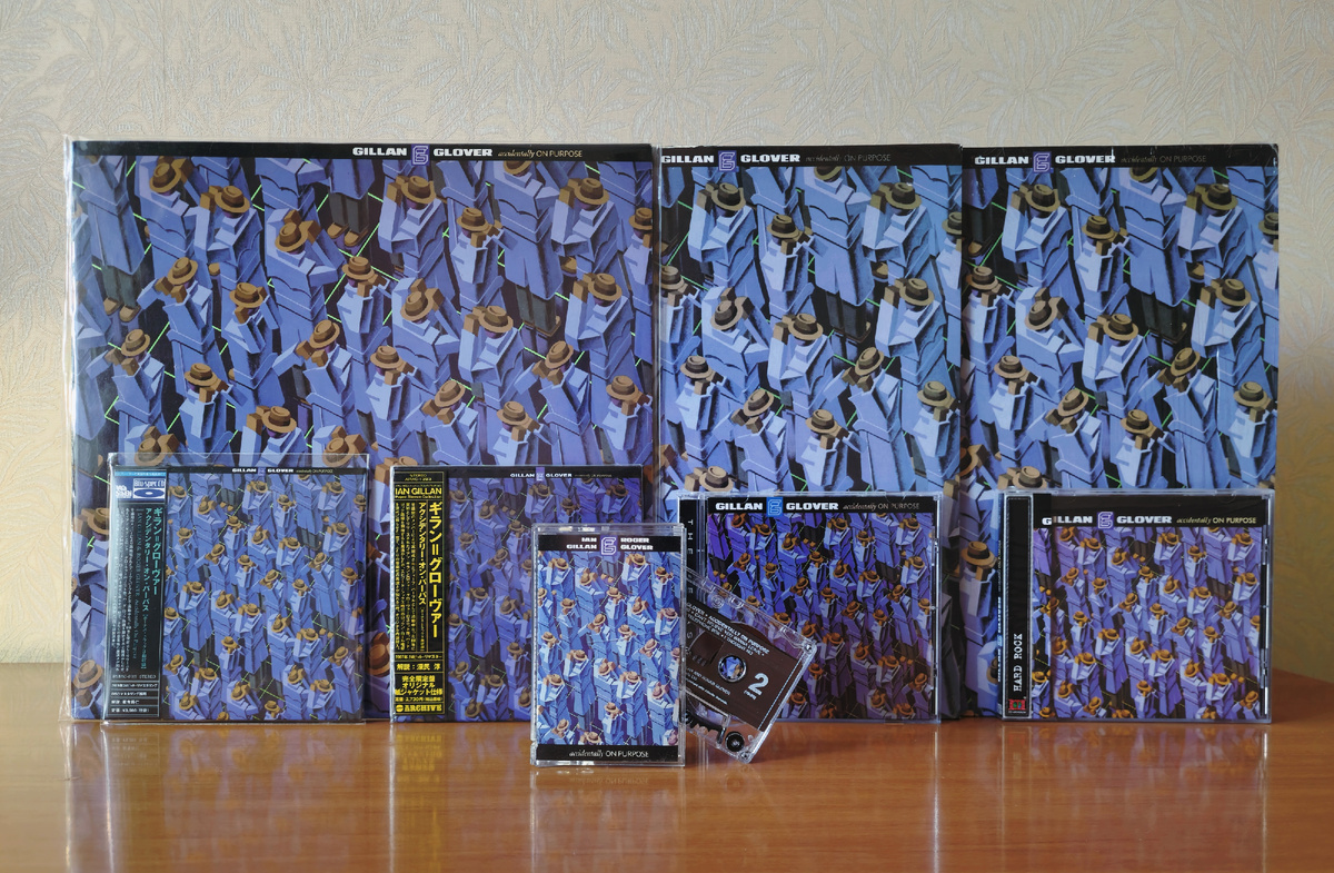 Варианты издания альбома «Accidentally On Purpose» проекта  Gillan & Glover,