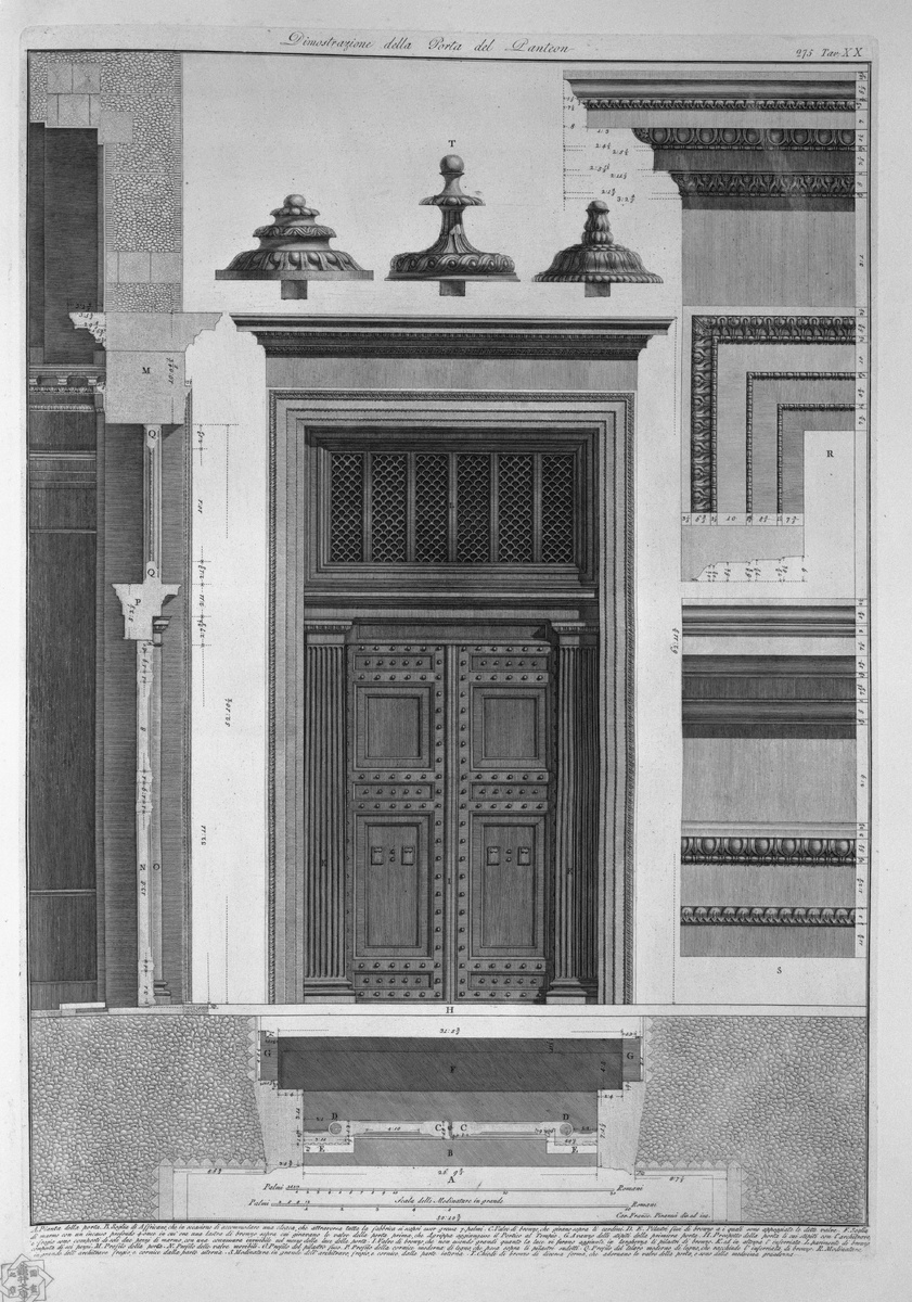 Гравюра Франческо Пиранези, 1780 