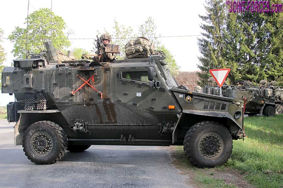 Рис. 1. Британская бронемашина Foxhound на предыдущих учениях в Эстонии. Фото: © Bob Morrison.