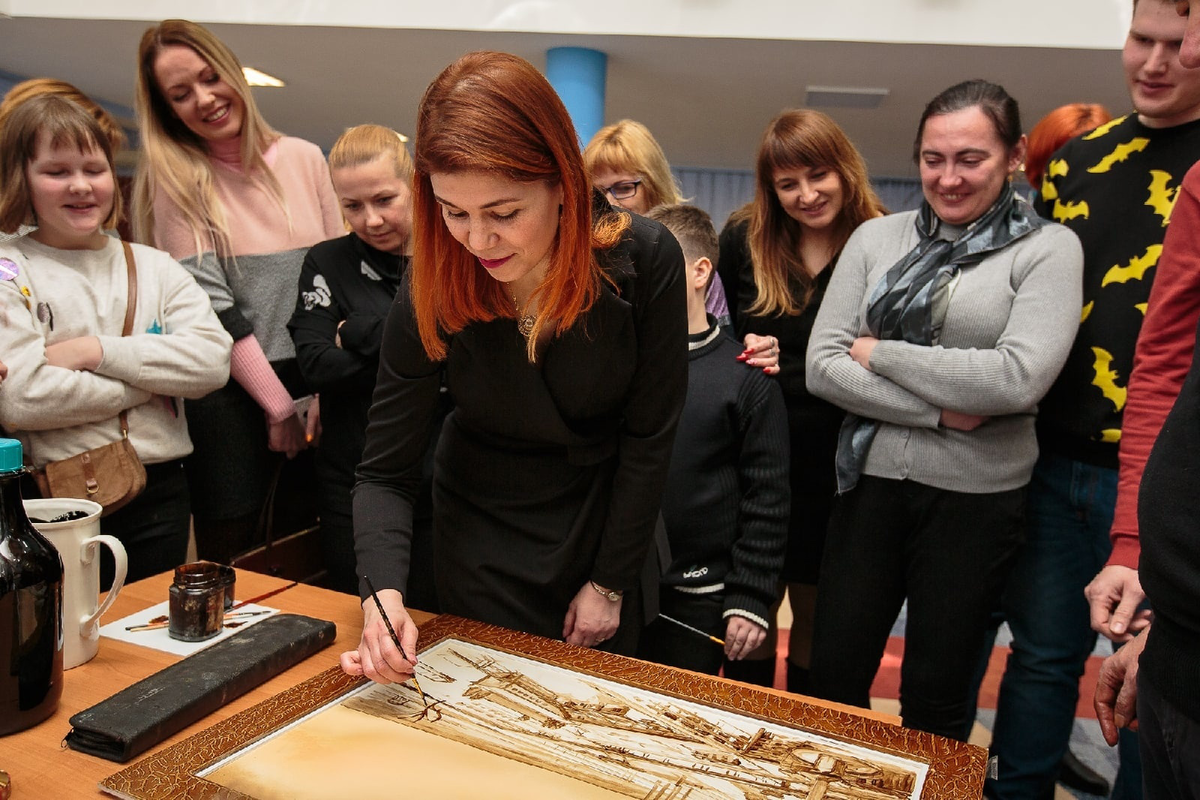 Мастер- классы по живописи нефти в НПЗ « Нафтан».