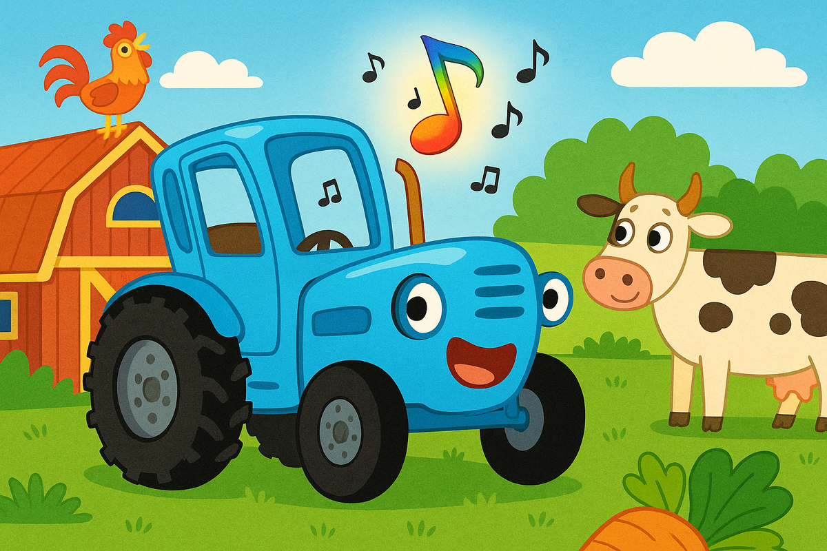 Однажды Трактор сочиняет песенку, которая оживляет всё вокруг. Но песенка теряется, и её нужно найти!