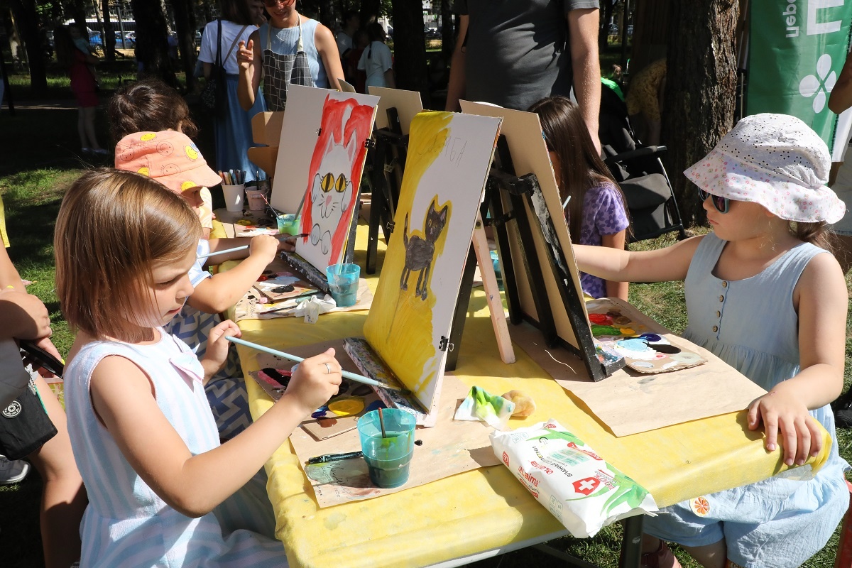    Творчество – отличный способ сделать прогулки в парке интересными для детей