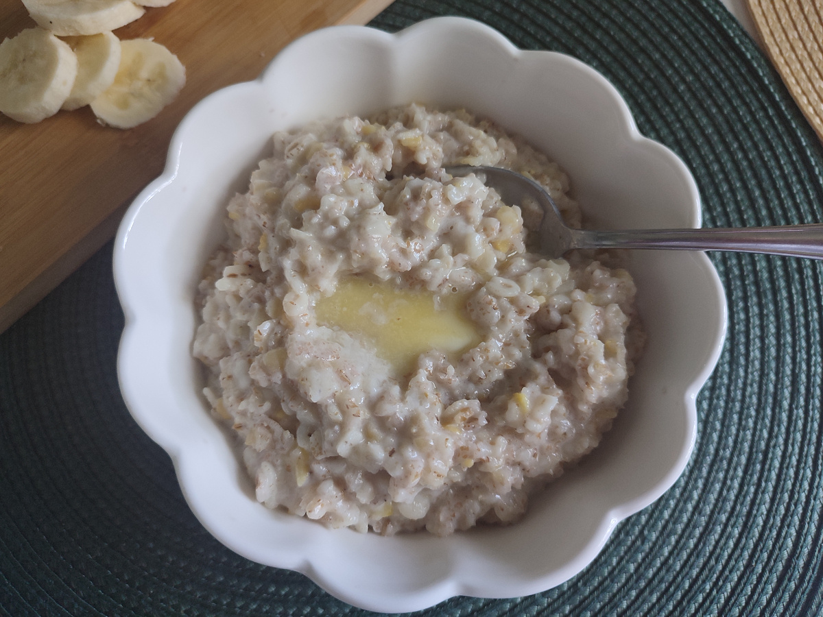 Моя сегодняшняя овсяная каша. 
