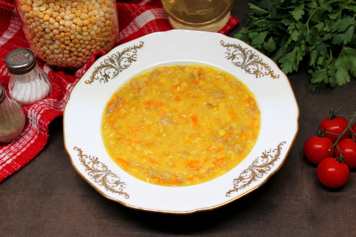    Гороховая каша с копчёностями раскроет вкус томления как в русской печи