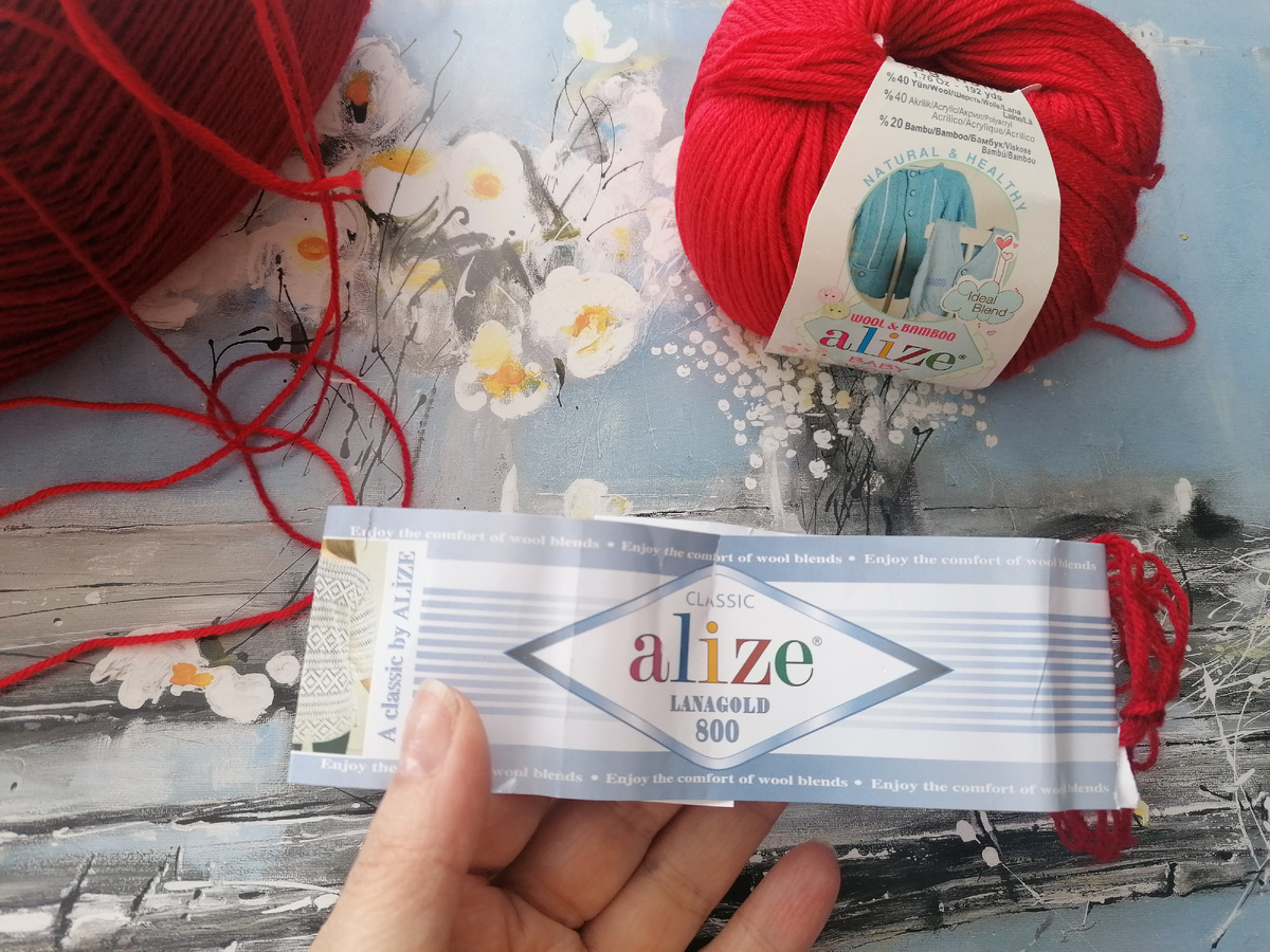 Пряжа и фото автора канала.