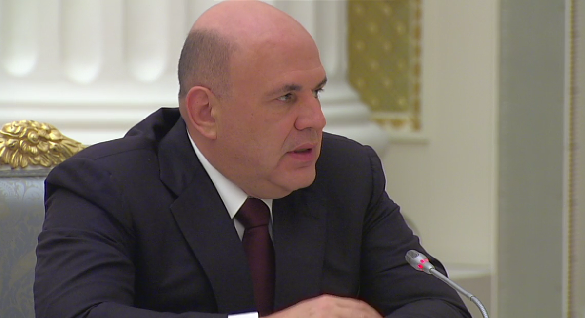    Михаил Мишустин. Фото: скриншот трансляции Кремля