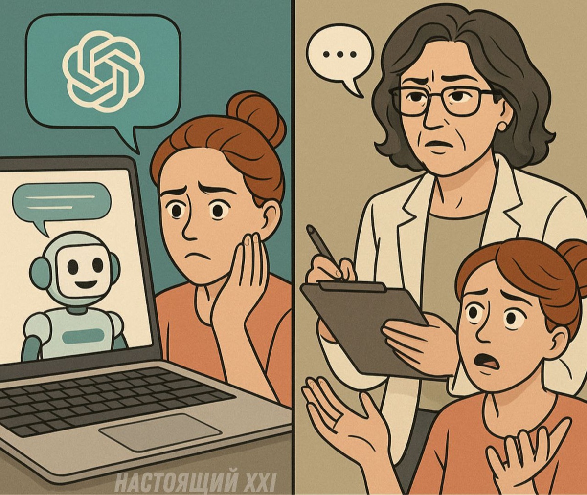 Иллюстрация студии Настоящий XXI в вк https://vk.com/nowXXI