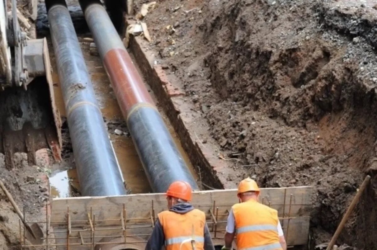    В брянском Фокино идет ремонт сетей отопления и горячего водоснабжения