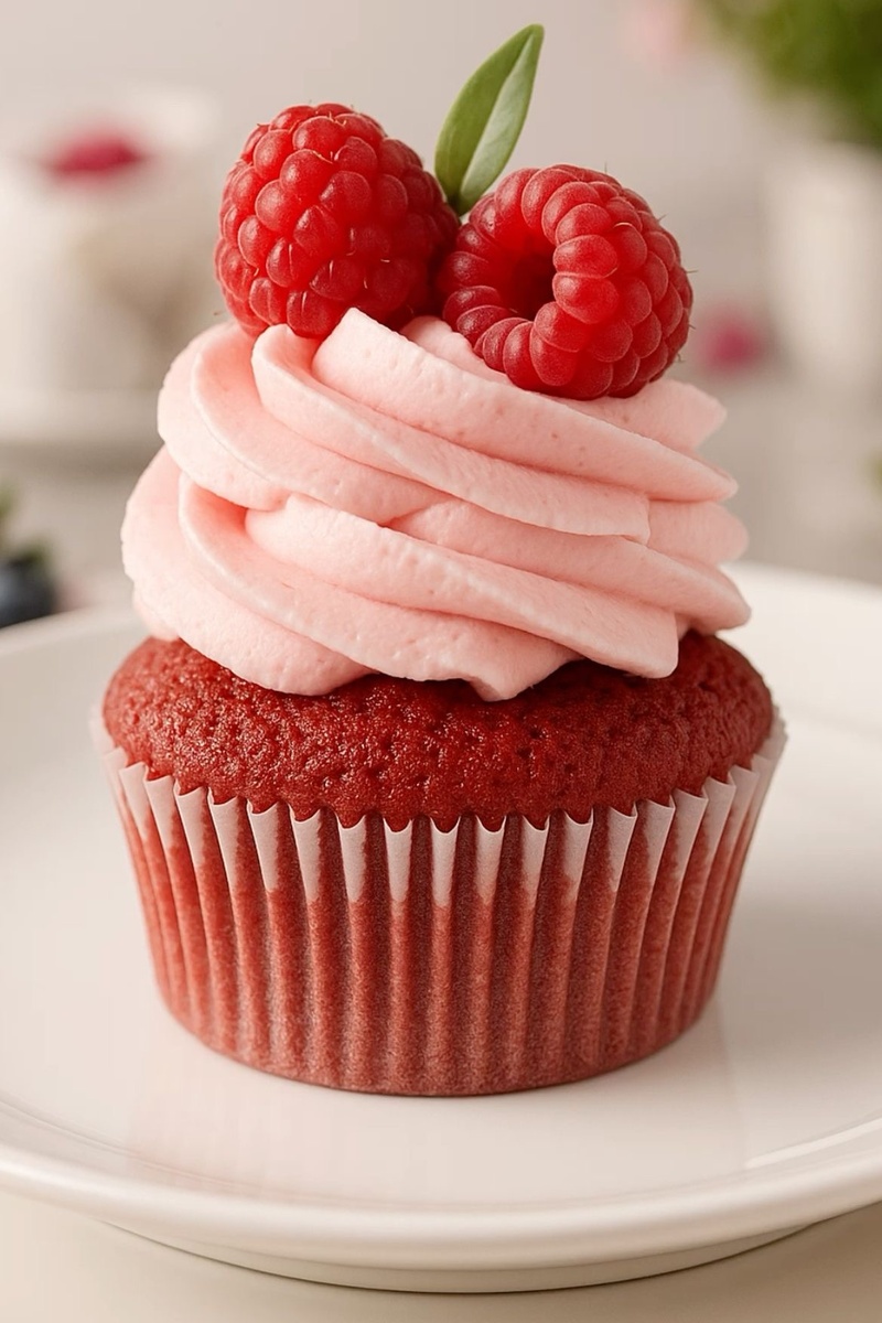 Капкейк «красный бархат»