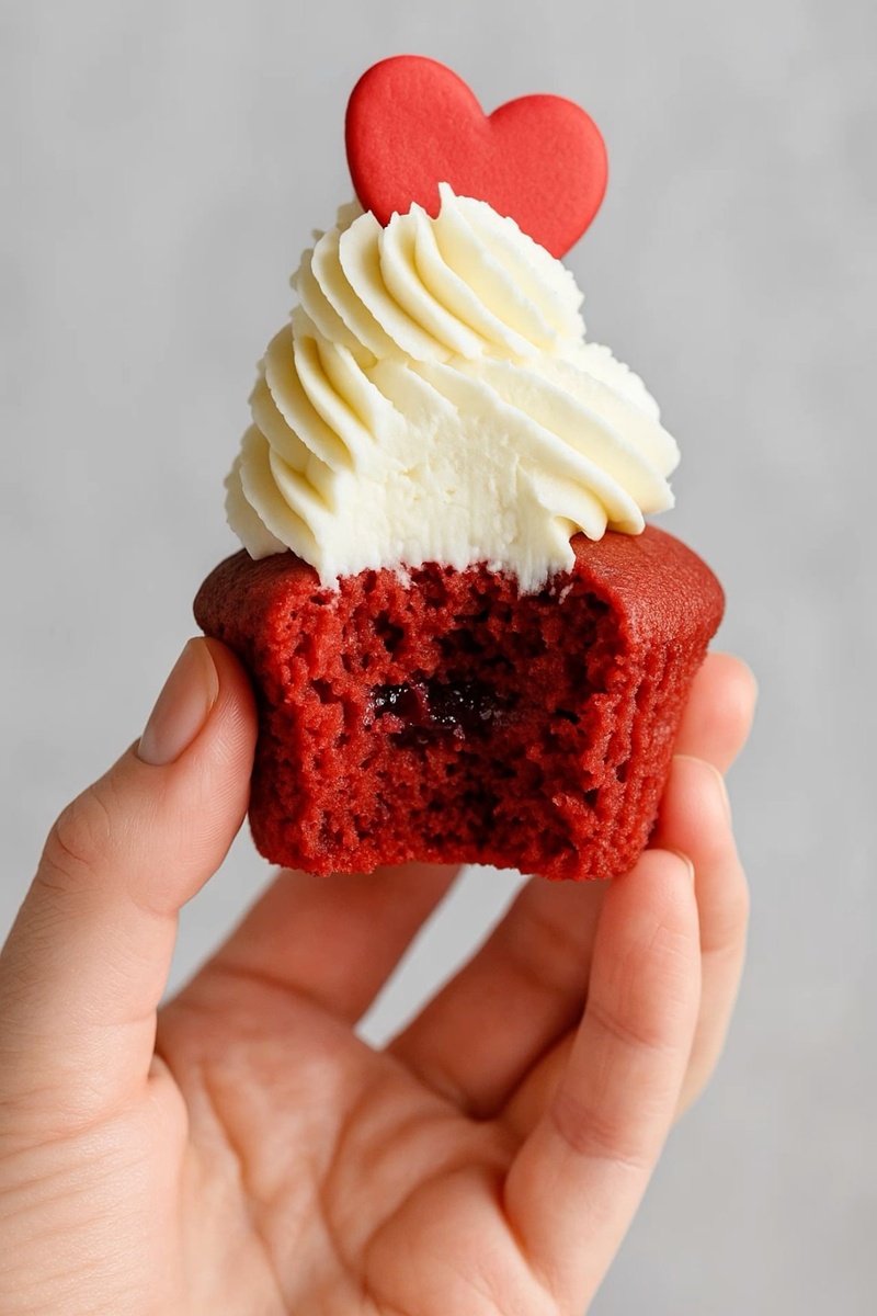 Капкейк «красный бархат»