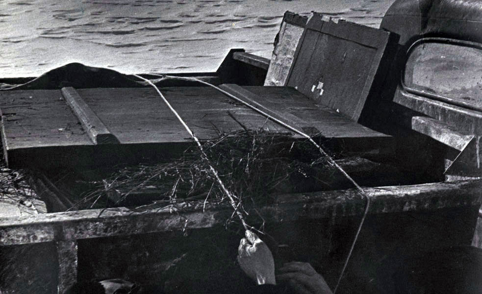 Сотрудники музея в экспедиции по спасению и вывозу икон из закрытых храмов.