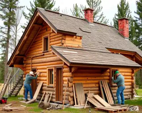 Ремонт деревянных домов в Московской области