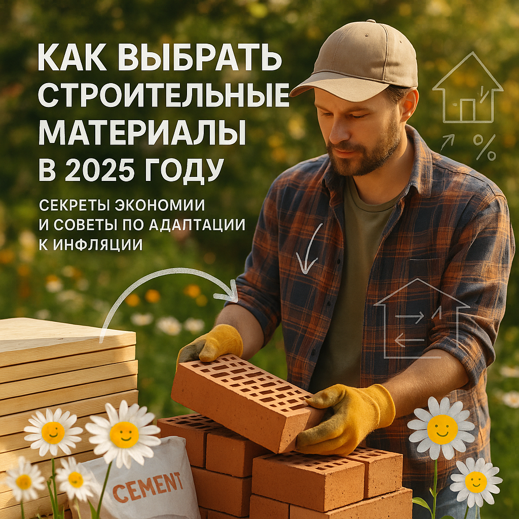    Как выбрать строительные материалы в 2025 году: секреты экономии и советы по адаптации к инфляции