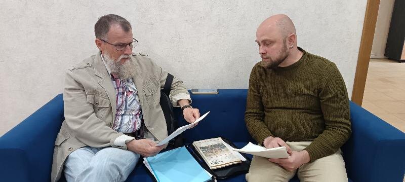 
Беседа Юрия Федянина с журналистом «Блокнот Волгодонска», краеведом Олегом Антоновым