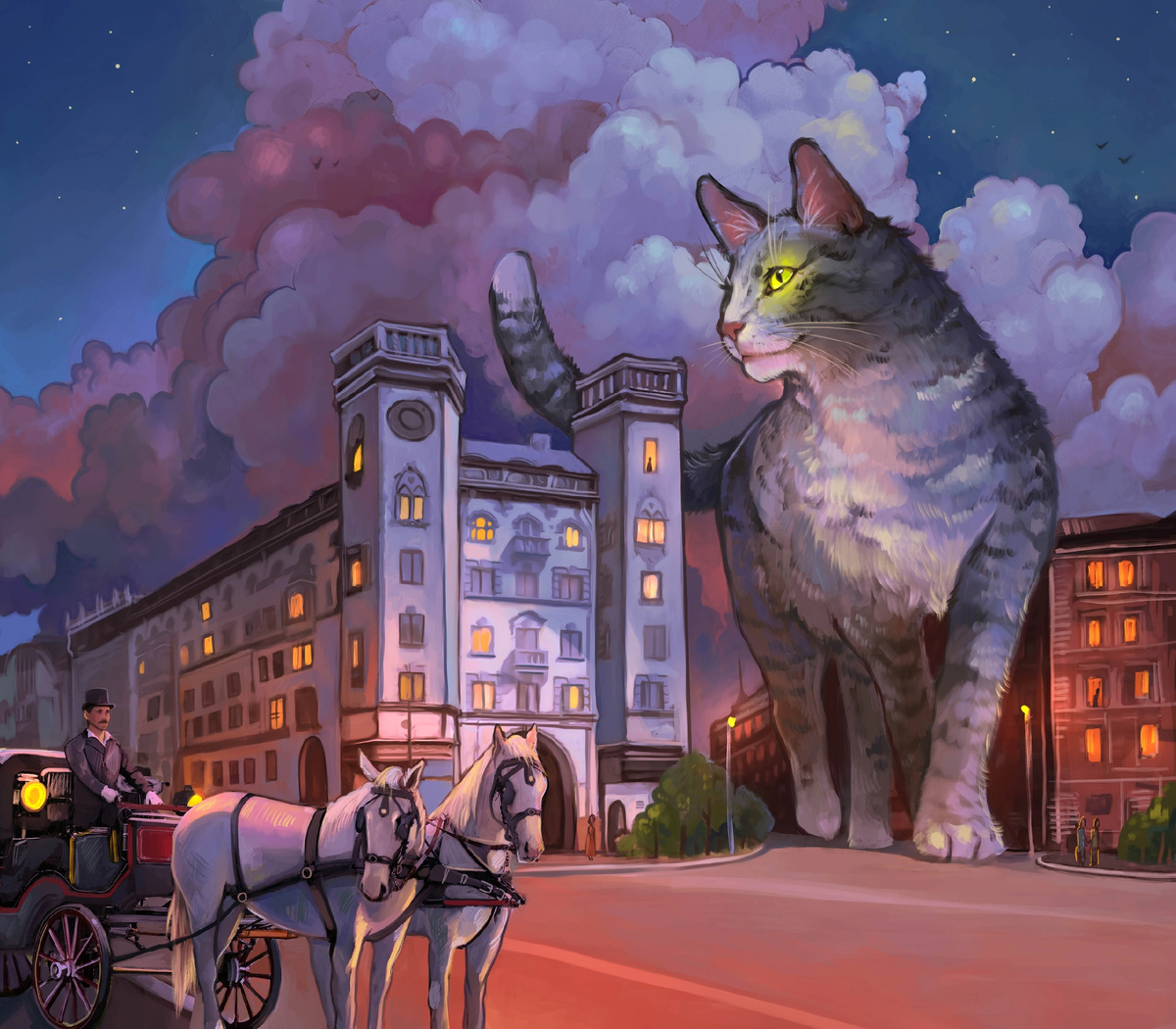 Правда, лучшие иллюстрации для этих книг - они с котом