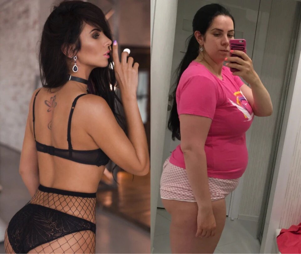 Иркутянка до и после похудения.