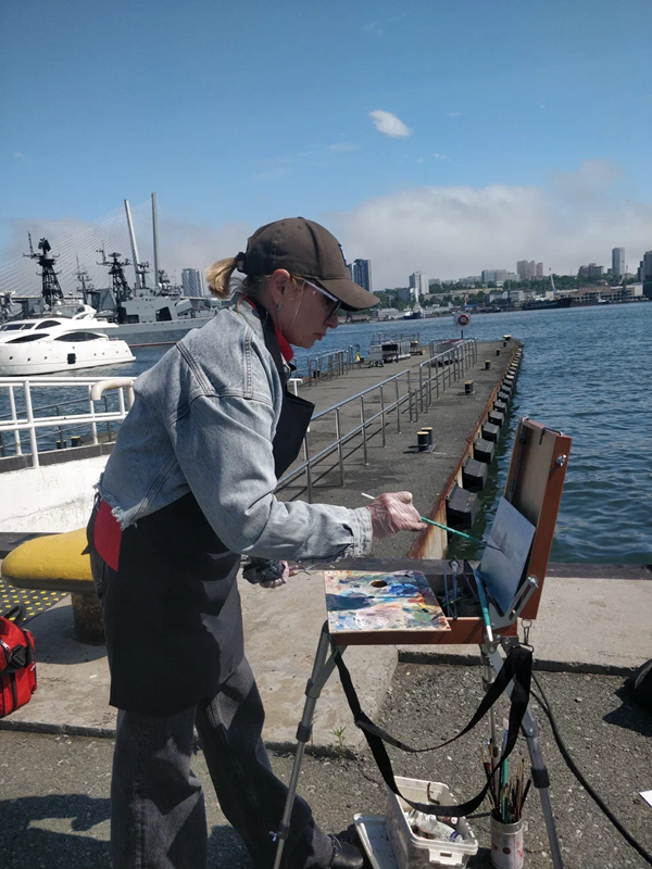 Плэнер на причале