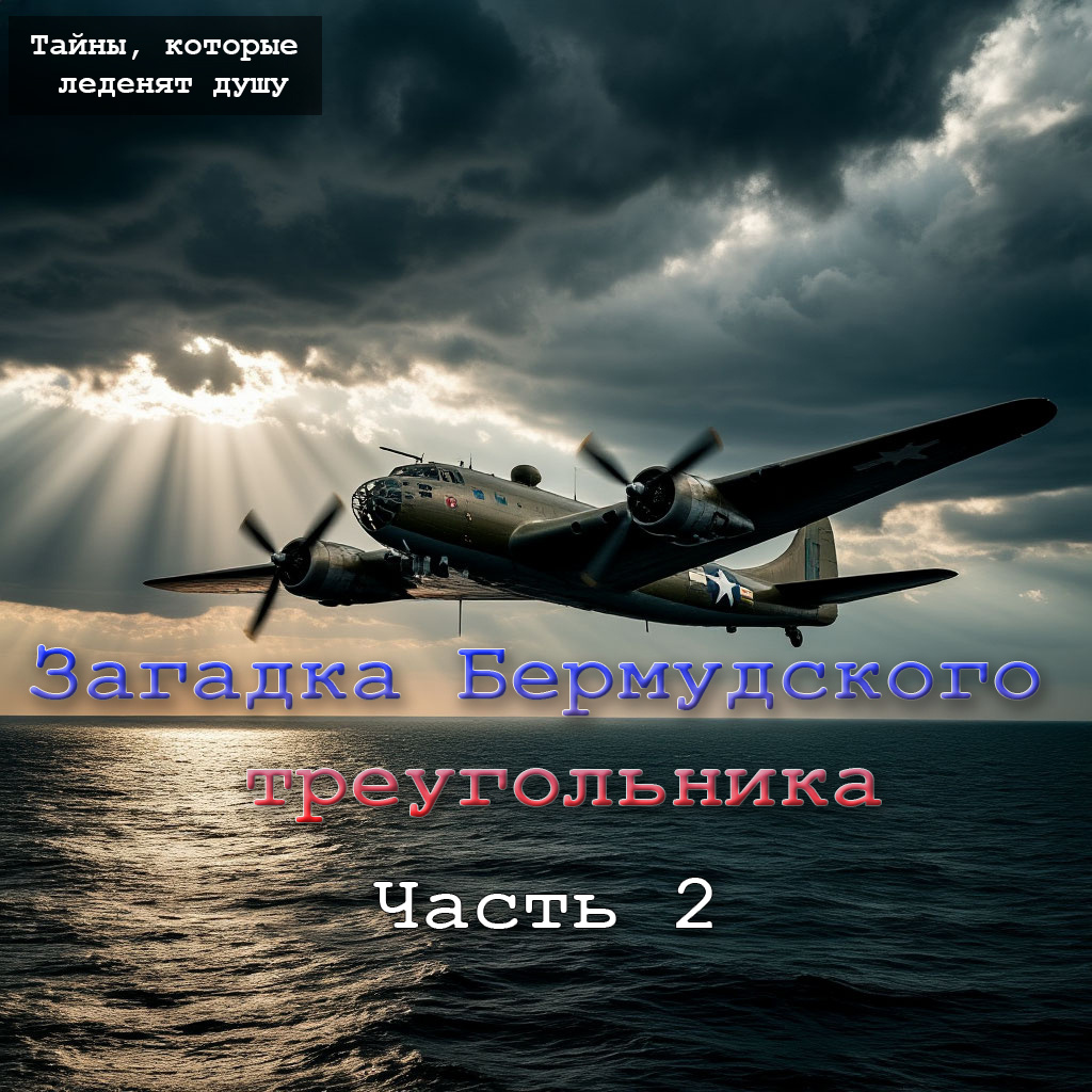 Одинокий самолёт над бескрайним океаном — символ исчезновений в Бермудском треугольнике