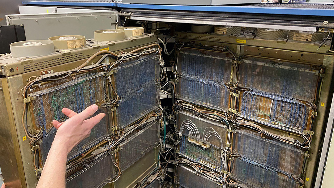 Фото: Стойка центрального процессора ЕС 1055М — ЕС 2655