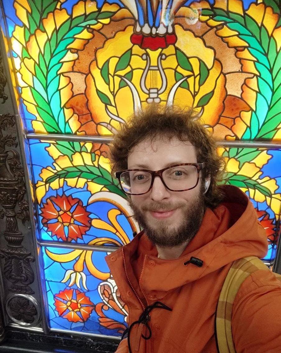 Роберту в московском метро нравится быстрота, эффективность и надёжность. @предоставлено героем публикации