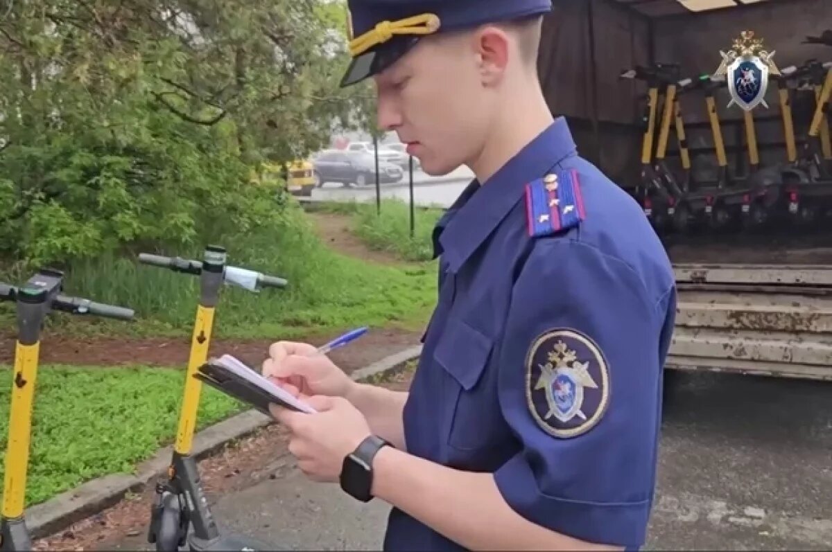    На Южном Урале СКР завел дело на компании по аренде электросамокатов