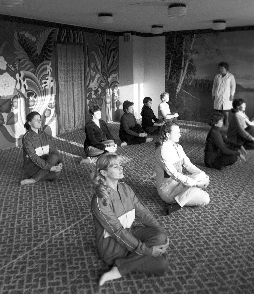 Занятия по релаксационной гимнастике, 1983