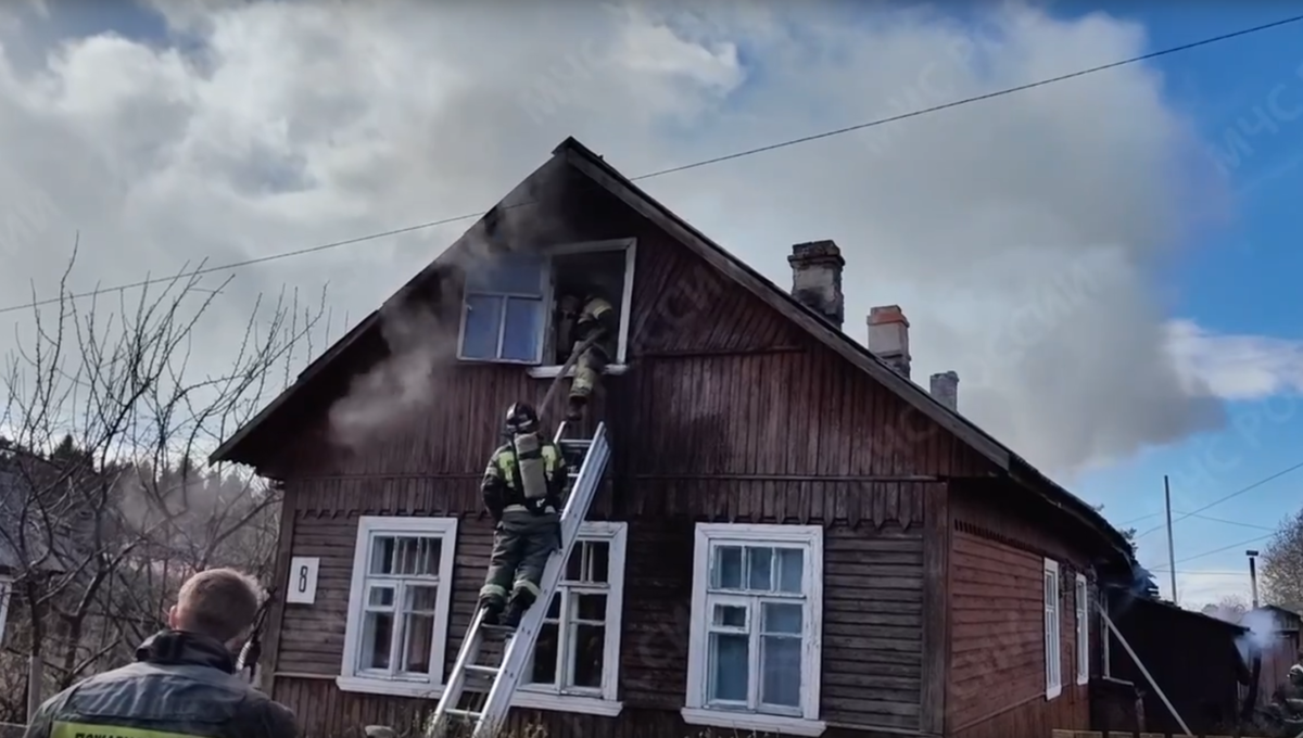    Скриншот из видео МЧС Республики Карелия
